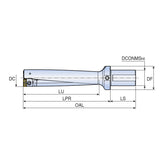 TOP-4XD-CA (DIA 51-80) Large diameter drills with cartridges, square inserts and setting plates for diameter adjustment in drilling depth of 4xD - Big-tools Industrial Supply Tools for Metal Cutting